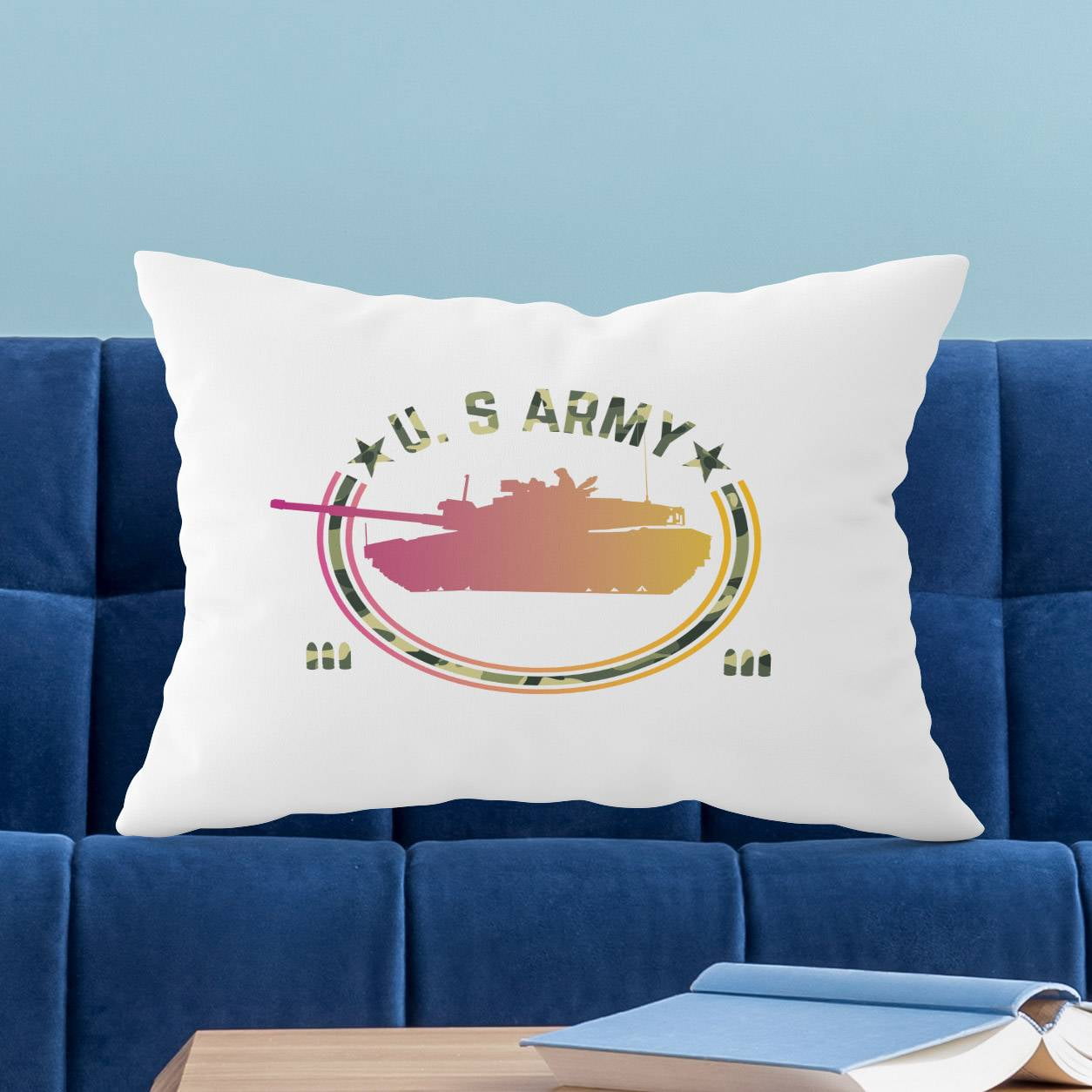 Personalized Army Pillow Case