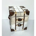 thumbnail image 2 of NauticalMart Bedside Trunk Chest Aluminium Aviator Vintage Home Bar Hotel Furniture Table Storage Nightstand Bedroom, Living Room, 2 of 5