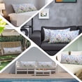 thumbnail image 6 of Spring Floral Body Pillow Covers 20"x60", Butterflies Botanical Blue Ombre Soft Brushed Microfiber Breathable Throw Pillow Covers, Decorative Pillowcase with Zipper for Couch Sofa Bedroom Living Room, 6 of 9