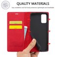thumbnail image 6 of Compatible with Samsung Galaxy S20 Ultra Wallet Case, PU Leather Flip Folio Case with Card Holders RFID Blocking Kickstand [Shockproof TPU Inner Shell] Phone Cover, Red, 6 of 11