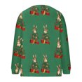 thumbnail image 2 of Cutuoiiu Women's Casual Christmas Vintage Print Long Sleeve Cardigan Button Coat Gifts, 2 of 5