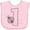 AD-Pink, variant on Pink Ladybug 1st Birthday Girls Baby Bib