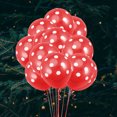 thumbnail image 4 of Miangastore 25 Pcs Ballons Ronds Rouges et Blancs pour Usage Intérieur et Extérieur, 4 of 8
