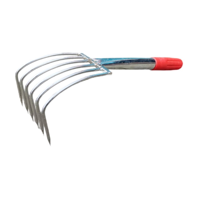 koolsoo Râteau à Main Petit Râteau de Jardin Cultivateur pour Jardin Patio Plage 6 Dents