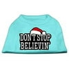Don't Stop Believin' Screenprint Shirts Aqua M (12)