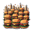 thumbnail image 5 of Yatrandify Vinyl Cartoon Stickers Waterproof Burger Stickers DIY Notebooks Laptops Suitcases, 5 of 9