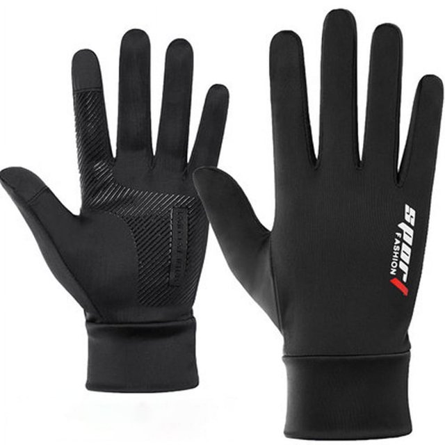 Guantes de pesca para conducir, guantes de protección solar para mujer, guantes finos de seda helada de verano para hombre