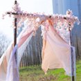 thumbnail image 6 of 1.8M Artificial Sakura Flowers Vine Wedding Garden Rose Arch Home Party Decoration Christmas Bridal Fake Silk Scrapbook Plants, 6 of 7