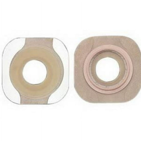 New Image FlexWear Colostomy Barrier - 1.75 Inch Flange, 7/8 Inch Stoma, Standard Wear, Pre-Cut, 5 Count