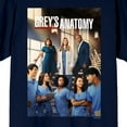 thumbnail image 2 of Grey's Anatomy Characters Crew Neck Short Sleeve Navy Men's T-shirt-Medium, 2 of 3