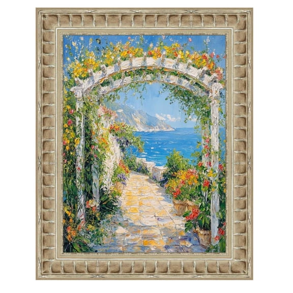 Gladiator Silver Ribbed Picture Frame 30x30 frame