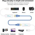 thumbnail image 5 of Rallonge USB vers RJ45, USB 2.0 vers RJ45 Ethernet Rallonge LAN 200 Mètres-656 Pieds, 5 of 5