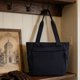 thumbnail image 4 of Bolso tote de nailon para mujer, bolso de hombro de gran capacidad | Bolso de mano impermeable para el día a día | Ideal para estudiantes, oficina, escuela y viajes., 4 of 6