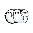 thumbnail image 2 of Beautynvta Theme Ghost Rug, Cute Three Ghosts Shaped Entryway Rug, Non-Slip Absorbent Plush Doormat for Indoor Outdoor Porch Spooky Party Decor, 2 of 6