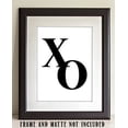 thumbnail image 6 of XO Design Graphic - 11x14 Unframed Typography Art Print - Great Wedding Gift, 6 of 6