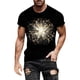 thumbnail image 2 of Tops para hombre, blusas y camisas de manga corta con cuello redondo para hombre, jersey informal con cuello redondo estampado para hombre, pantalones cortos deportivos para fitness, blusa de poliéste, 2 of 5