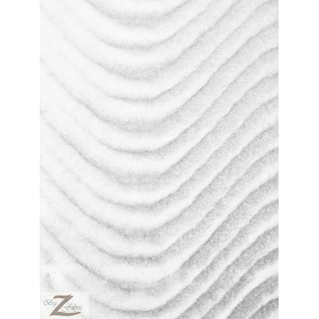Wavy Swirl Flocking Velvet Upholstery Fabric White Sold By The Yard Wavy Swirl Flocking Velvet Upholstery Fabric White Sold By The Yard