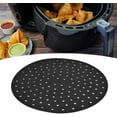 thumbnail image 7 of Air Fryer Silicone Liner,1 Pack 8 Inch Round Air Fryer Liner,Reusable BPA Free Spacer Pad Fitting,Easy Clean Parchment Paper Replacement,Non-Stick Air Fryer Accessories, 7 of 7