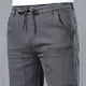 thumbnail image 4 of Pantalones largos para hombre, para exteriores, impermeables, a la moda, lisos, informales, con cintura elástica y bolsillos, pantalones cargo para hombre., 4 of 8