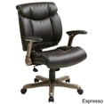 thumbnail image 5 of Boded Leather Office Chair in Silver and Black, 5 of 5