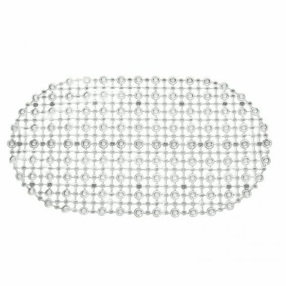 AUQ New Bathroom Tub Mat Non-Slip Pvc Bath Floor Carpet,Bubble Design with Suction Cups,35X61Cm,Ideal for Shower and Bathtub,Plastic Rubber Floor Mat