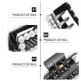 thumbnail image 3 of OUNONA Women Jaw Clips Negro Para Uso Diario Y Ocasiones Especiales Con Sujeción, 3 of 6