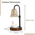 thumbnail image 4 of Homaisson Dimmable Flower Candle Warmer Lamp, 4 of 5
