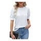 thumbnail image 1 of Blusa Manga Corta Abullonada Para Mujer Camiseta Ajustada, 1 of 5
