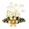 thumbnail image 2 of Ladies Fashion Accessories Elegant Crystal Pearl Flower Brooch Party Brooch Flower Shaped Brooch, 2 of 4