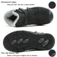 thumbnail image 5 of Stepedia Kids Boys Girls Winter Snow Boots Waterproof Outdoor Insulated Ankle Boots, Black, 5 of 8