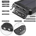 Super 10000000mAh USB Portable Charger Solar Power Bank for Cell Phone 2024