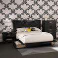 thumbnail image 2 of Bowery Hill Laminated Particleboard Pure Black 4 Piece Full Bedroom Set Requires Assembly, 2 of 6