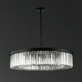 thumbnail image 2 of Safavieh Couture Jennaya 12-Light Glam Crystal Black Metal Chandelier, 2 of 6
