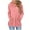 Pink, variant on Otntypg Lightweight Hoodies for Women with Pockets Casual Split Hem Long Sleeve Hooded Pullover Sweatshirts Trendy Solid Color Basic Athletic Tunic Blouse White XXL