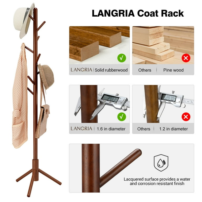 LASIEYO Coat Rack, Coat Rack freestanding With Disc Base, Standing Metal  Coat Rack Stand Hat Hanger …See more LASIEYO Coat Rack, Coat Rack