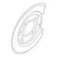 thumbnail image 4 of New Genuine Nissan / Infiniti Plate Assy Back,Rear Brake Rh 440207S020 / 44020-7S020 OEM, 4 of 10
