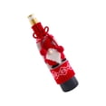 thumbnail image 3 of Toystoory 2 uds., funda para botella, bolsa para botella con lazo para fiesta de Navidad, decoración de de punto, Protector de vino, fundas para Kits de decoración para fiestas mayor Toystoory HA007526-03B, 3 of 6
