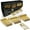 GOLD, variant on Gold Plastic Silverware Heavy Duty, 300 Gold Utensils Set Disposable, 100 Forks, 100 Spoons & 100 Knives, Gold Plastic Silverware Heavy Duty for Party, Birthday, Wedding - By SparkSettings