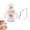 Pink, variant on Whale Fountain Sippy Cup for Toddlers 300ml Interactive Spray Straw Cup with Pinwheel Water Whale Baby Design, & BPA