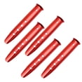 thumbnail image 1 of pitrice 5Pcs Portable Tent Stakes Pegs Ground Nails Snow Sand Camping Red 23cm, 1 of 9