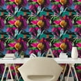 thumbnail image 2 of Ambesonne Floral Inspiration Peel & Stick Wallpaper for Home, Exotic Jungle, 13"x72", Magenta Teal and Multicolor, 2 of 5