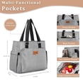 thumbnail image 2 of Bolsa de almuerzo HSHRICH, grande, 12 L, aislante, a prueba de fugas, 2 of 6