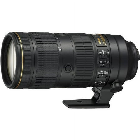 Nikon - AF-S NIKKOR 70-200mm f/2.8E FL ED VR Telephoto Zoom Lens for DSLR Cameras - Black