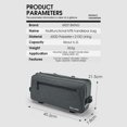 thumbnail image 2 of Bolsa de Ciclismo Ndcxsfigh Frame Front Tube 6.2L Gran Capacidad para Mountain Bike Reflectante Multifuncional, 2 of 9