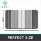 thumbnail image 2 of Tapis De Bain Antiderapant,extra Doux Tapis Salle Bain,lavable En Machine,absorbente L'eau,40 X 60 Cm,gris, 2 of 5
