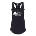 thumbnail image 2 of The Human Fund Money for the People Pop Culture Ladies Racerback Tank Top, Black, Small, 2 of 3