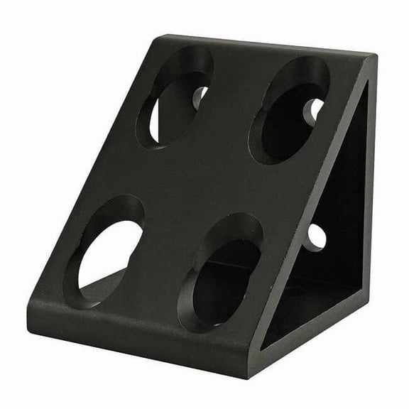 80/20 Inside-Corner Bracket,15 Series 4338-BLACK