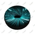 thumbnail image 5 of Wormhole Tunnel Science Fiction Pattern Polyester Universal Spare Wheel Tire Cover Wheel Covers for Trailer RV SUV Truck Camper, 5 of 5