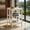 White, variant on Demi Bonn Side Table, 3-Tier Nightstand Sofa Side Table with Baffles and Round Corners, Bed Side Tables, for Living Room, Bedroom, Black