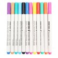 thumbnail image 2 of Disappearing Ink Pen, DIY Portable Water Erasable Fabric Marking Pen 12pcs  For Sewing, 2 of 8
